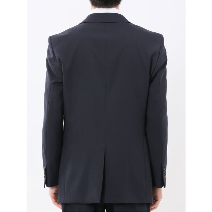 ストレッチウォッシャブル スリムフィット 2ボタン2ピーススーツ チェック紺 | TAKA-Q MEN | 詳細画像7 