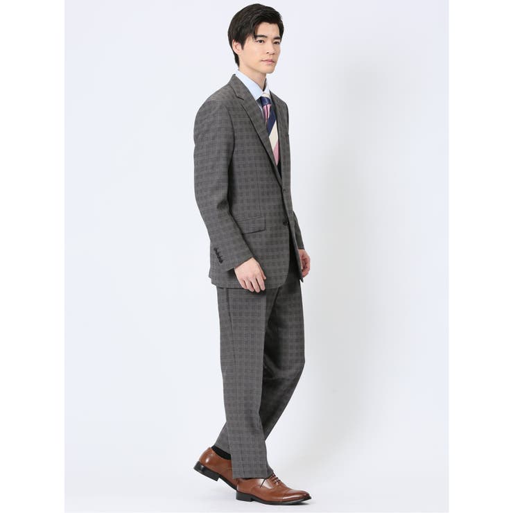 ストレッチウォッシャブル レギュラーフィット 2ボタン2ピーススーツ | TAKA-Q MEN | 詳細画像4 