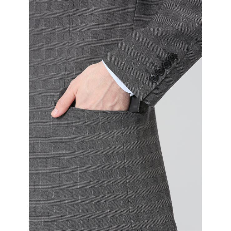 ストレッチウォッシャブル レギュラーフィット 2ボタン2ピーススーツ | TAKA-Q MEN | 詳細画像9 