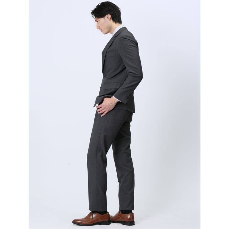 ストレッチウォッシャブル スリムフィット 2ボタン2ピーススーツ | TAKA-Q MEN | 詳細画像2 