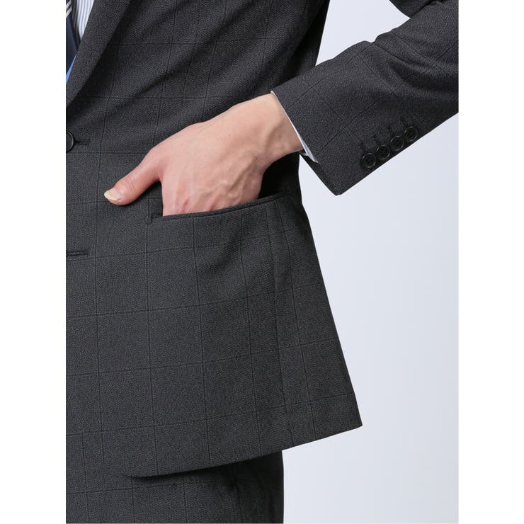 ストレッチウォッシャブル スリムフィット 2ボタン2ピーススーツ | TAKA-Q MEN | 詳細画像9 