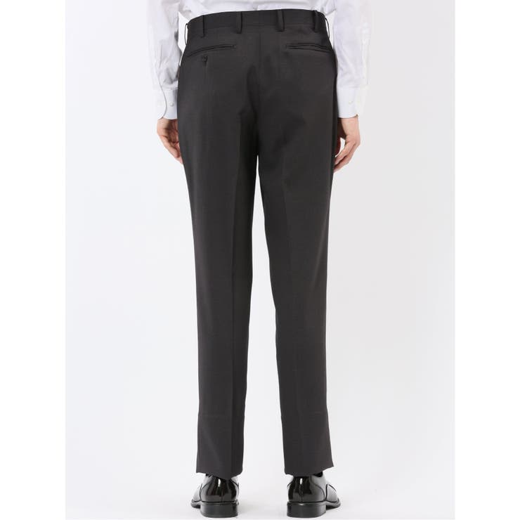 ストレッチウォッシャブル スリムフィット 2ボタン2ピーススーツ 千鳥黒 | TAKA-Q MEN | 詳細画像13 