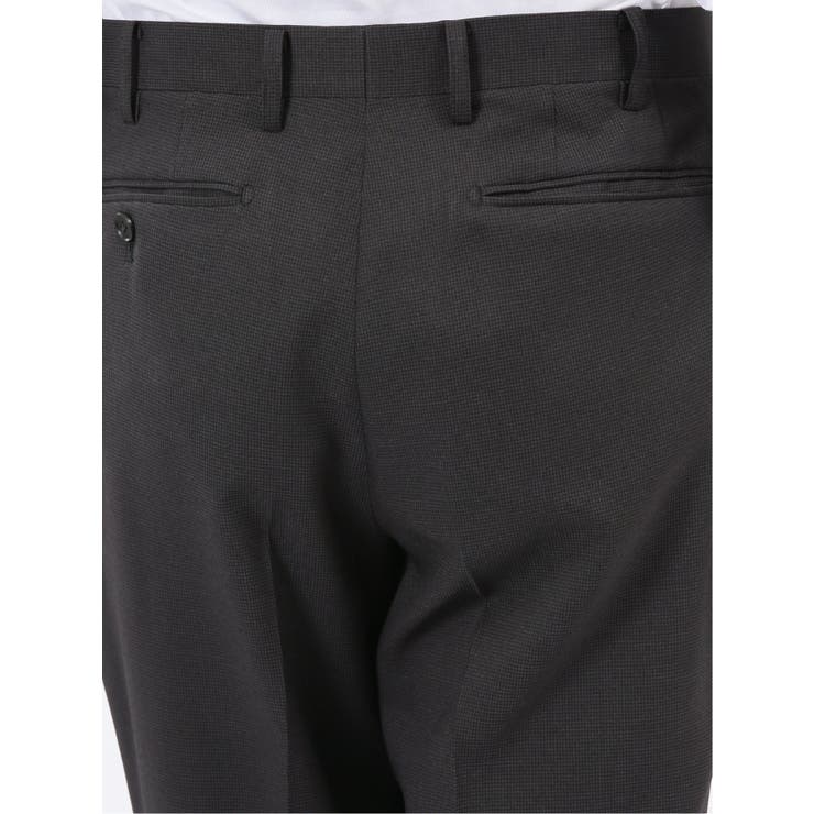 ストレッチウォッシャブル スリムフィット 2ボタン2ピーススーツ 千鳥黒 | TAKA-Q MEN | 詳細画像14 