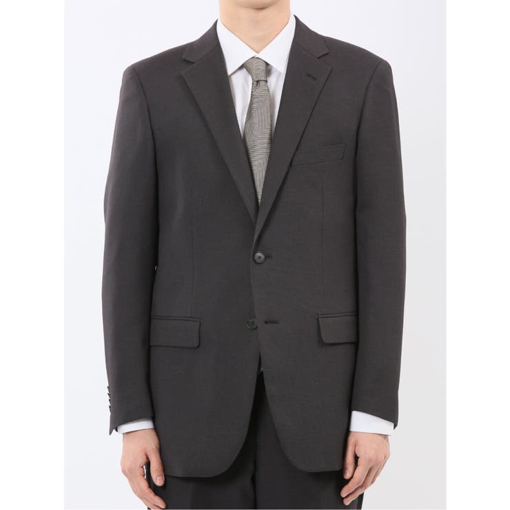 ストレッチウォッシャブル スリムフィット 2ボタン2ピーススーツ 千鳥黒 | TAKA-Q MEN | 詳細画像5 