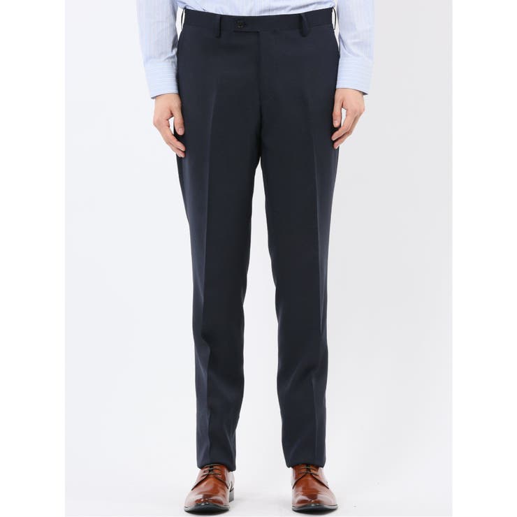 ストレッチウォッシャブル スリムフィット 2ボタン2ピーススーツ 組織紺 | TAKA-Q MEN | 詳細画像11 