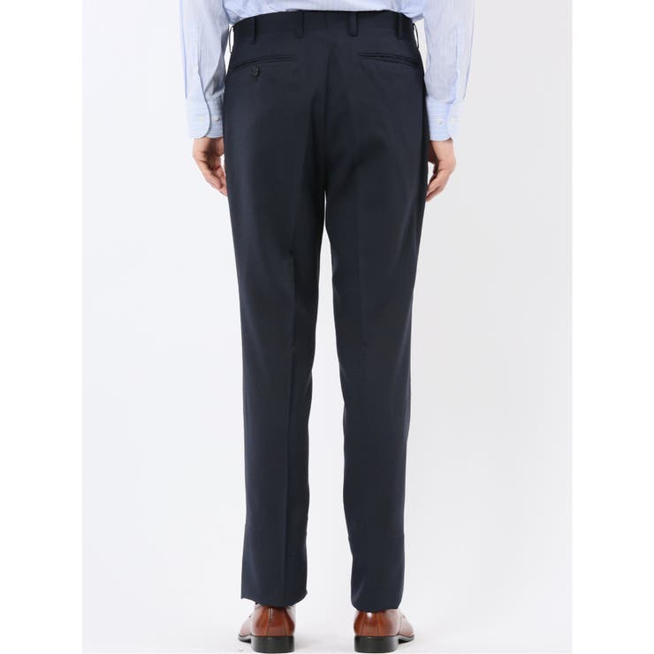 ストレッチウォッシャブル スリムフィット 2ボタン2ピーススーツ 組織紺 | TAKA-Q MEN | 詳細画像13 