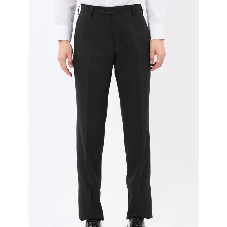 ストレッチウォッシャブル スリムフィット 2ボタン2ピーススーツ 組織黒 | TAKA-Q MEN | 詳細画像11 