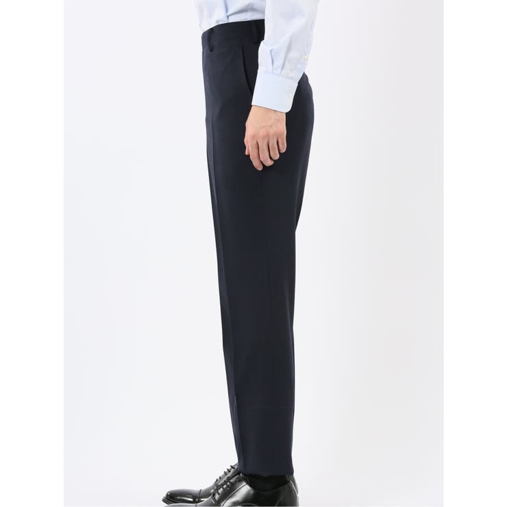 ストレッチウォッシャブル スリムフィット 2ボタン2ピーススーツ 組織紺 | TAKA-Q MEN | 詳細画像12 