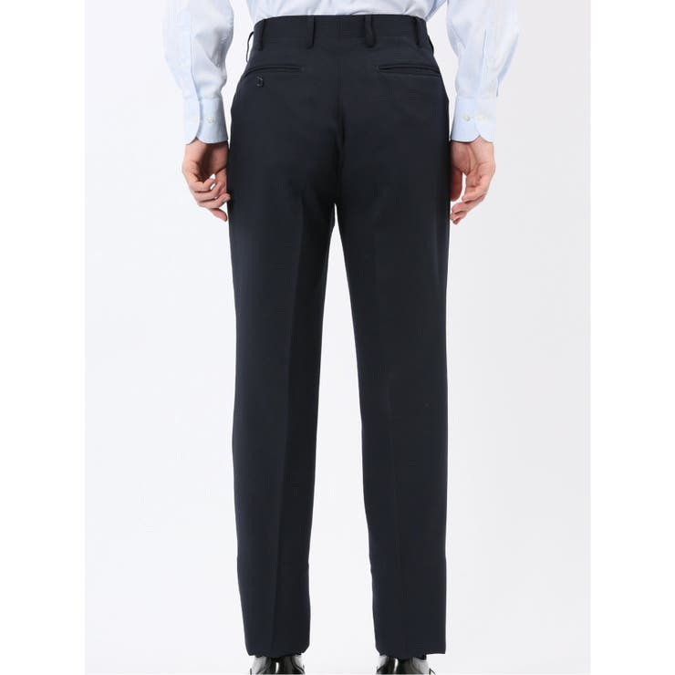 ストレッチウォッシャブル スリムフィット 2ボタン2ピーススーツ 組織紺 | TAKA-Q MEN | 詳細画像13 