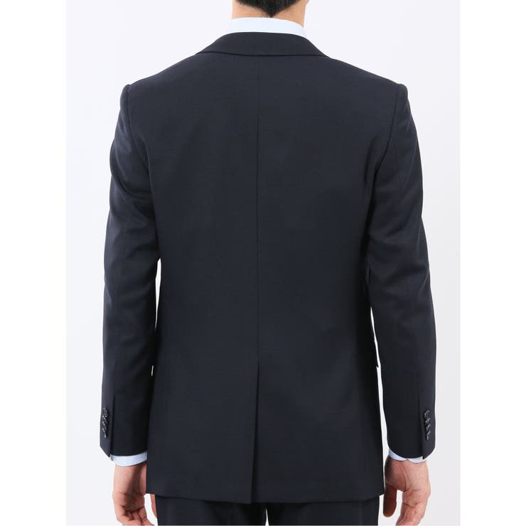 ストレッチウォッシャブル スリムフィット 2ボタン2ピーススーツ 組織紺 | TAKA-Q MEN | 詳細画像7 