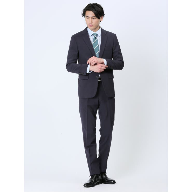 ストレッチ ウォッシャブル】タカキュー 2釦ジャケット バーズアイ