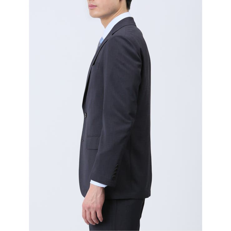 軽量ストレッチ レギュラーフィット 2ボタン2ピーススーツ 千鳥紺 | TAKA-Q MEN | 詳細画像6 