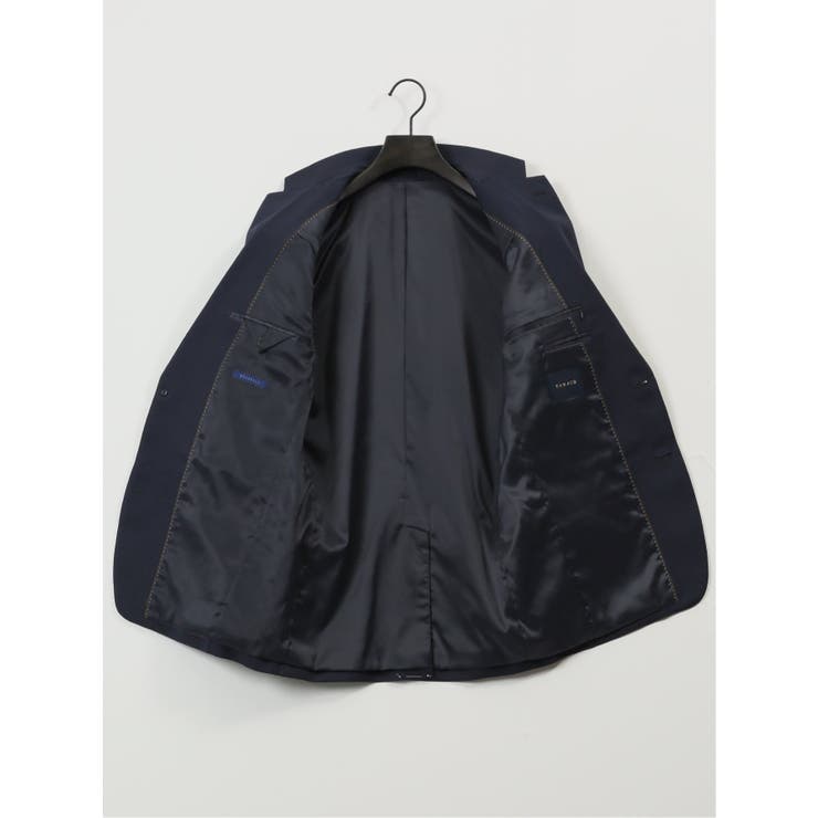 ストレッチウォッシャブル レギュラーフィット 2ボタン3ピーススーツ 組織紺 | TAKA-Q MEN | 詳細画像8 