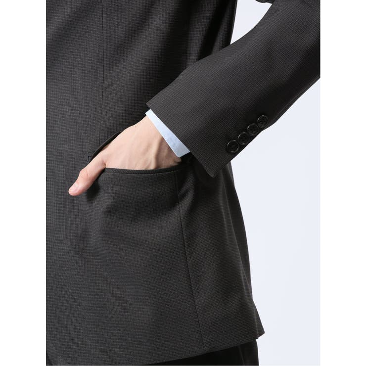 ストレッチウォッシャブル レギュラーフィット 2ボタン3ピーススーツ | TAKA-Q MEN | 詳細画像7 