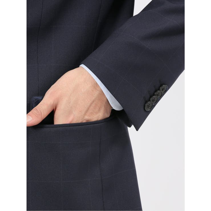 ストレッチウォッシャブル レギュラーフィット 2ボタン2ピーススーツ | TAKA-Q MEN | 詳細画像9 