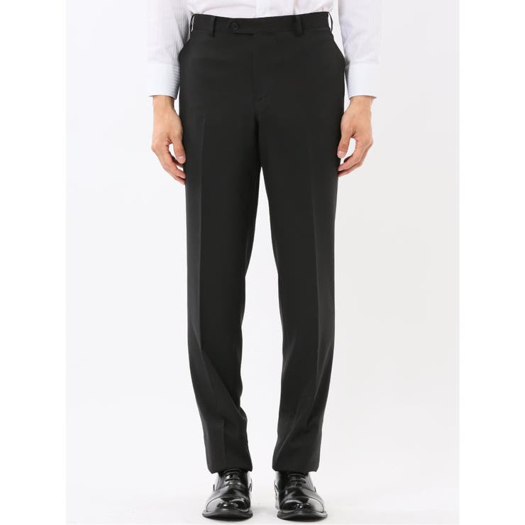 ストレッチウォッシャブル リラックスフィット 2ボタン2ピーススーツ 組織黒 | TAKA-Q MEN | 詳細画像11 