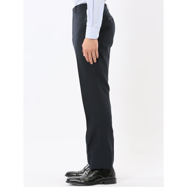 ストレッチウォッシャブル リラックスフィット 2ボタン2ピーススーツ 組織紺 | TAKA-Q MEN | 詳細画像12 