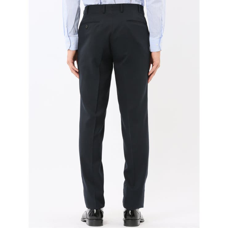 ストレッチウォッシャブル リラックスフィット 2ボタン2ピーススーツ 組織紺 | TAKA-Q MEN | 詳細画像13 