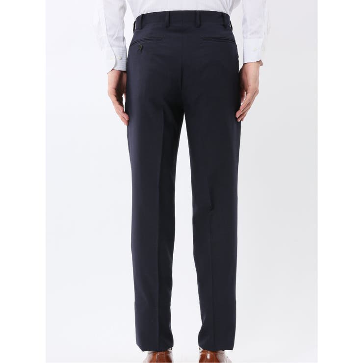 ストレッチウォッシャブル スリムフィット 2ボタン2ピーススーツ 組織紺 | TAKA-Q MEN | 詳細画像12 