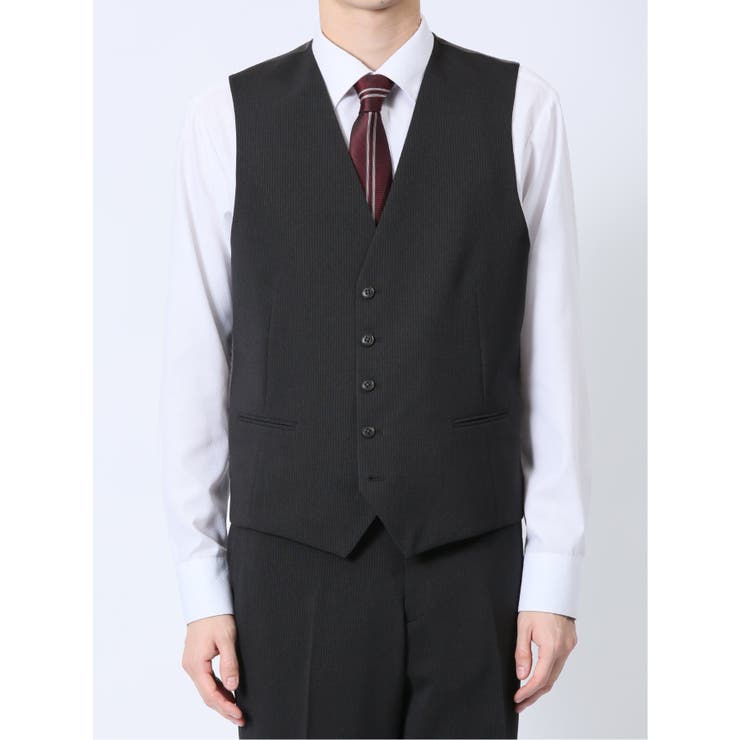 ストレッチウォッシャブル レギュラーフィット 2ボタン3ピーススーツ[品番：TKQJ0024514]｜TAKA-Q MEN（タカキュー ）のメンズファッション通販｜SHOPLIST（ショップリスト）
