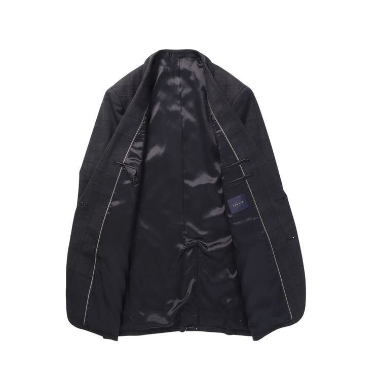 新品タグ付き⭐︎Y's⭐︎リネン混 ドッキングジャケット【1】 異素材 黒 TAGLIATOREタリアトーレ 2B シングル ジャケット コットン
