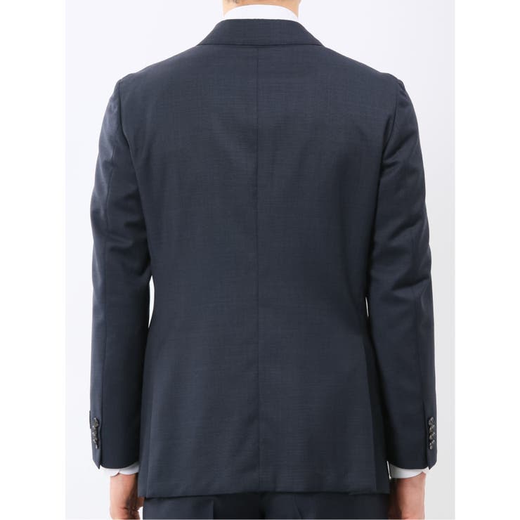 マルゾット ウール レギュラーフィット ダブル 2ピース スーツ 組織紺 | TAKA-Q MEN | 詳細画像7 