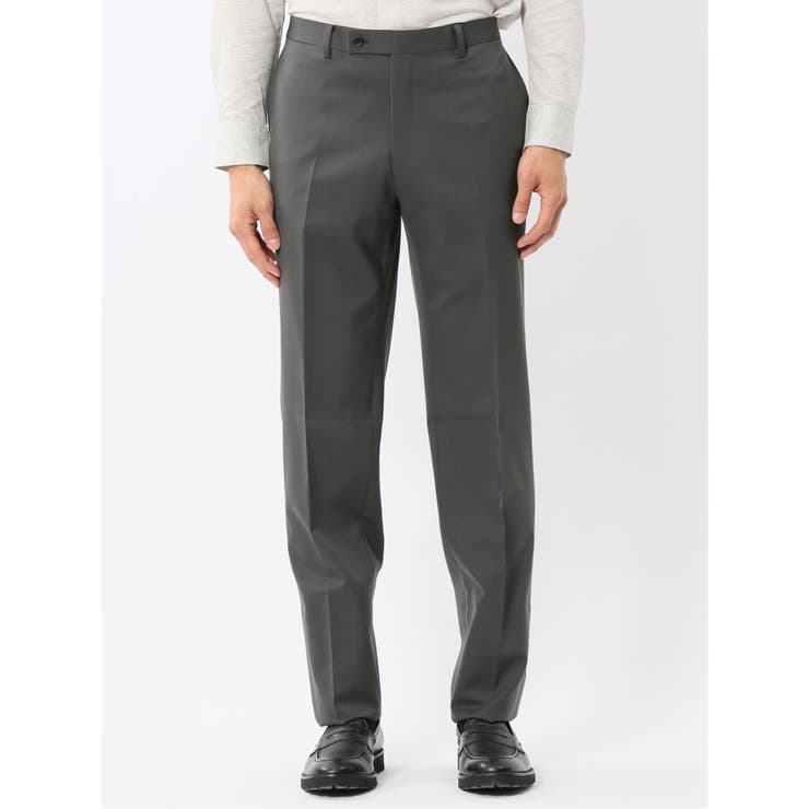 ウールナイロン レギュラーフィット 2ボタン2ピーススーツ グレー | TAKA-Q MEN | 詳細画像11 