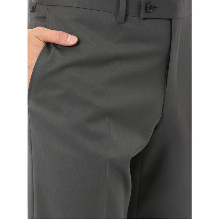 ウールナイロン レギュラーフィット 2ボタン2ピーススーツ グレー | TAKA-Q MEN | 詳細画像13 