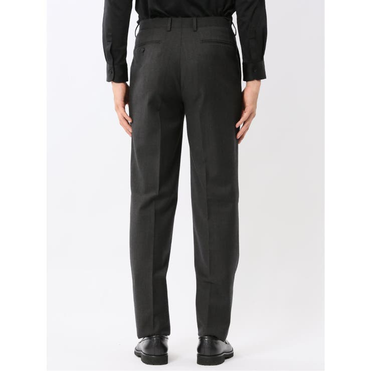 メリノウール混ストレッチ レギュラーフィット 2ボタン2ピーススーツ グレー | TAKA-Q MEN | 詳細画像12 