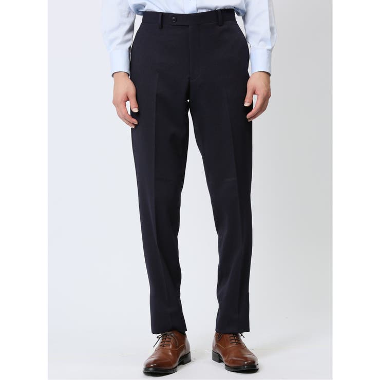 ストレッチウォッシャブル レギュラーフィット 2ボタン2ピーススーツ カルゼ紺 | TAKA-Q MEN | 詳細画像11 