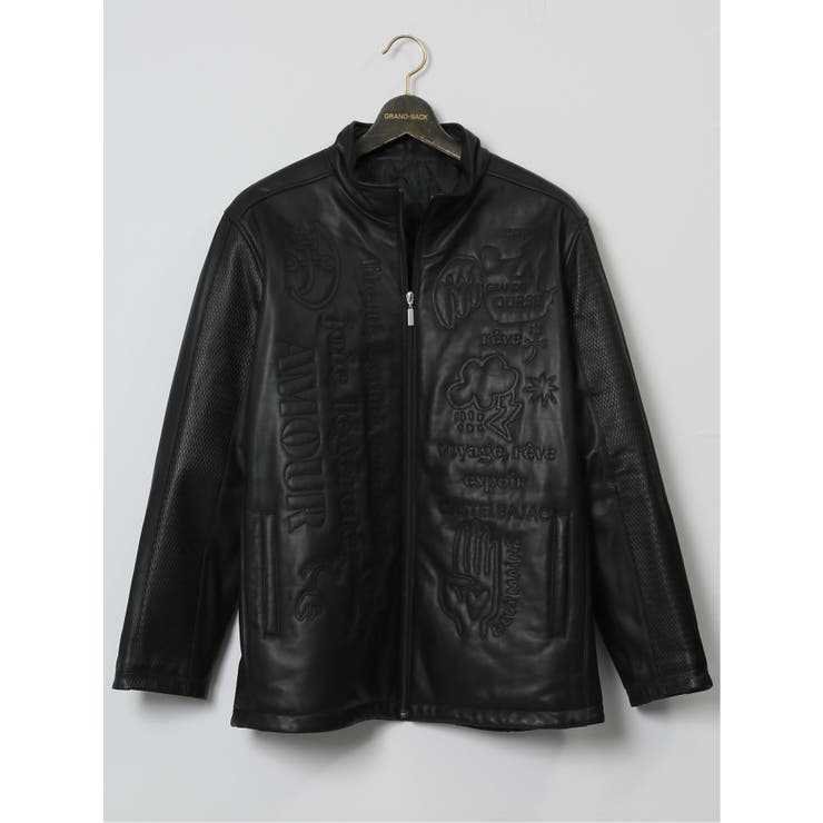 Castelbajacブラックレザー ジャケット&パンツ セットアップ Castelbajacブラックレザー ジャケット&パンツ セットアップ