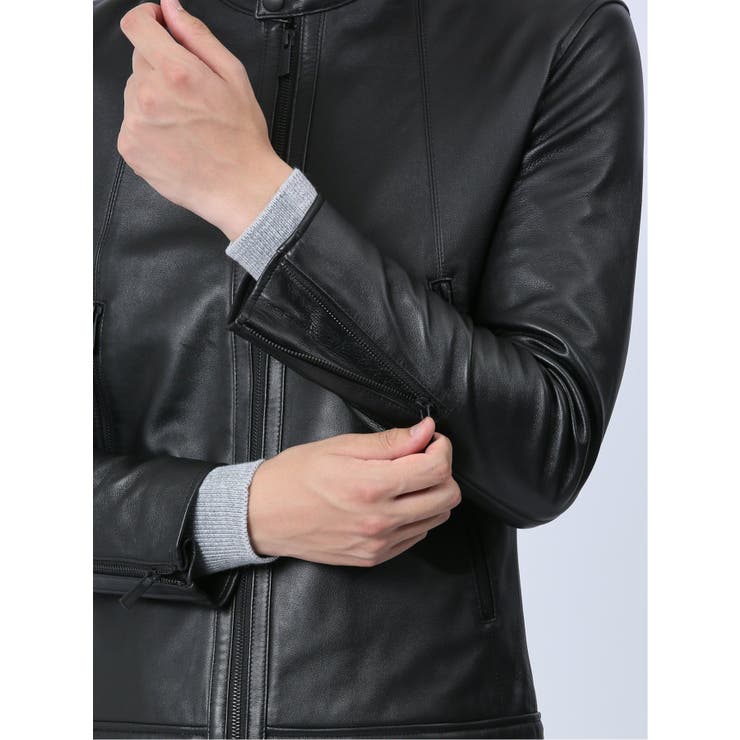 シープレザー シングルライダースジャケット[品番：TKQJ0019522]｜TAKA-Q MEN（タカキュー ）のメンズファッション通販｜SHOPLIST（ショップリスト）
