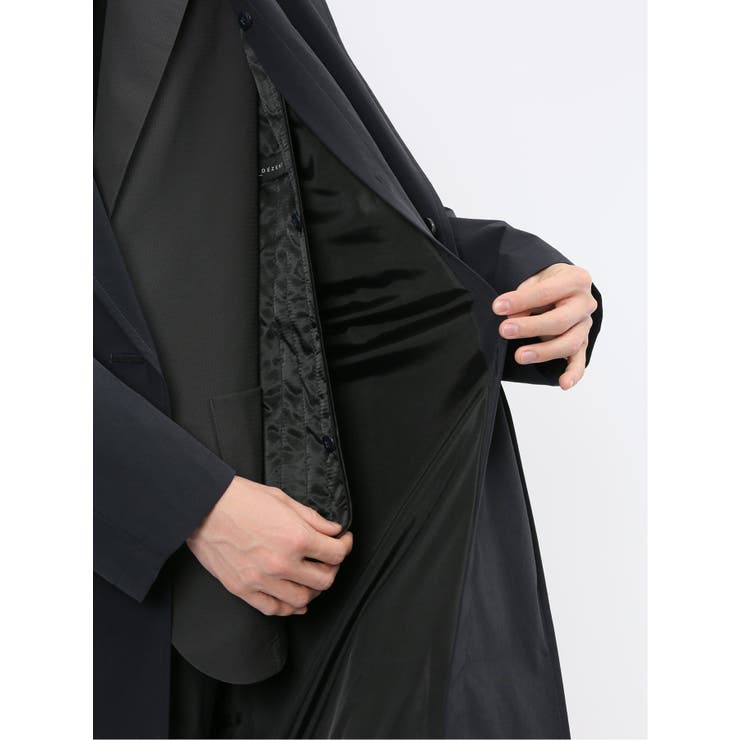 撥水 ストレッチ ライナー付き ダブルトレンチコート | TAKA-Q MEN | 詳細画像12 