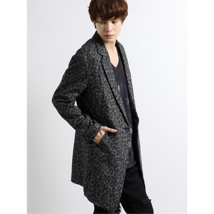 シェラック/SHELLAC 豹柄セミダブルコート[品番：TKQJ0009838]｜TAKA-Q  MEN（タカキュー）のメンズファッション通販｜SHOPLIST（ショップリスト）