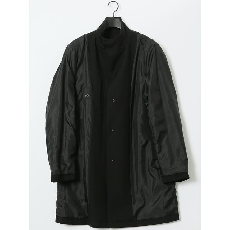 撥水 スタンドカラーコート ヘリンボン黒 | TAKA-Q MEN | 詳細画像14 
