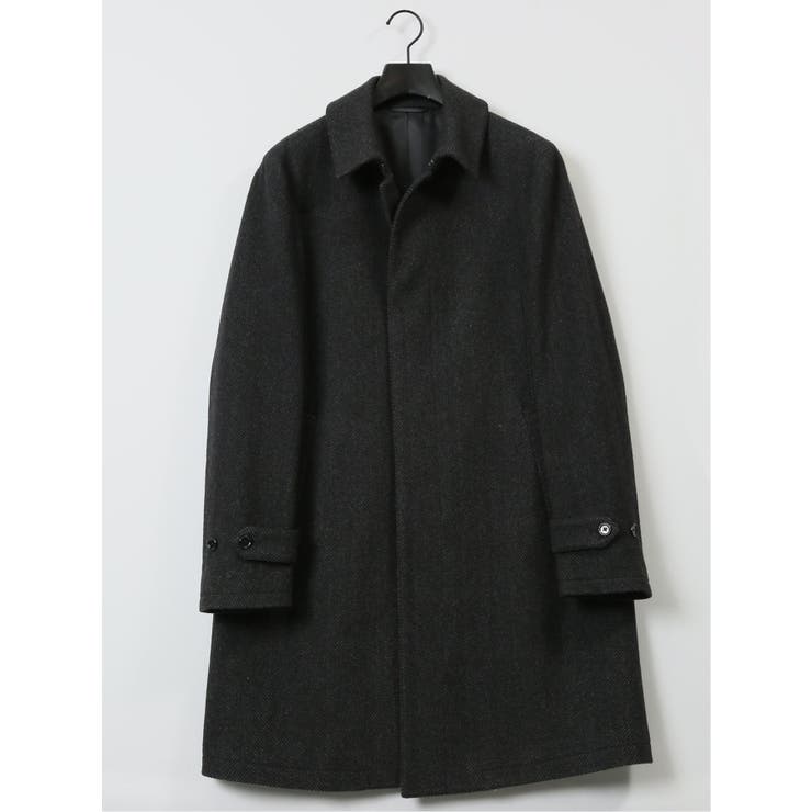 ウール混 ステンカラーコート カルゼグレー[品番：TKQJ0024107]｜TAKA-Q  MEN（タカキュー）のメンズファッション通販｜SHOPLIST（ショップリスト）