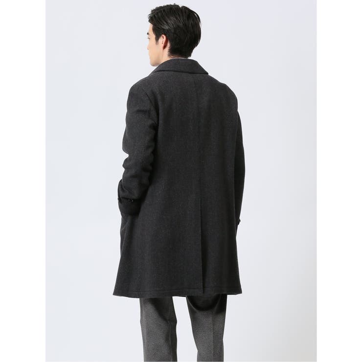 ウール混 ステンカラーコート カルゼグレー[品番：TKQJ0024107]｜TAKA-Q MEN（タカキュー ）のメンズファッション通販｜SHOPLIST（ショップリスト）
