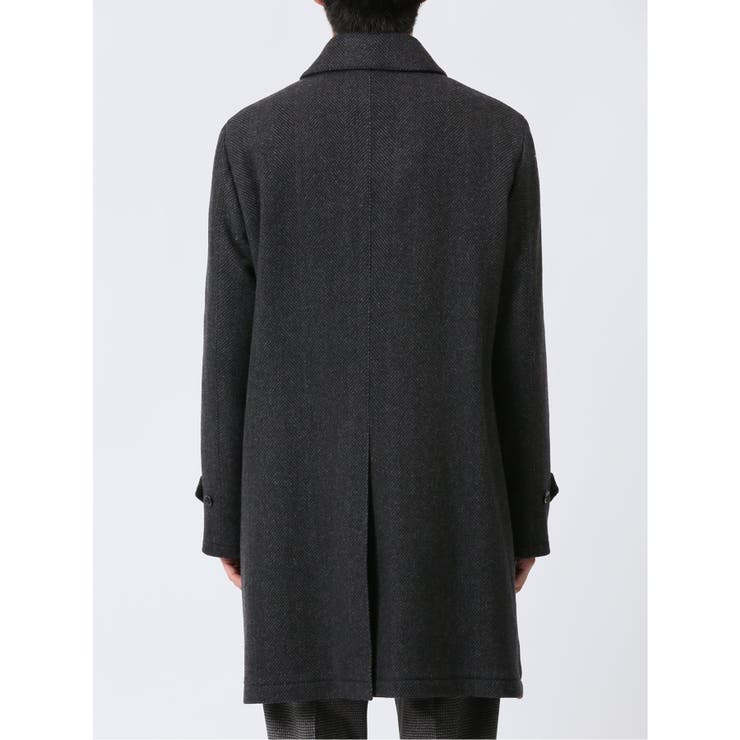 ウール混 ステンカラーコート カルゼグレー[品番：TKQJ0024107]｜TAKA-Q MEN（タカキュー ）のメンズファッション通販｜SHOPLIST（ショップリスト）
