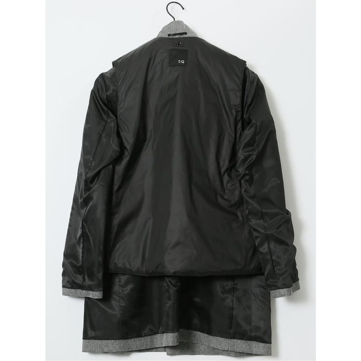 防風 フード脱着 ライナーベスト付き 3WAYコート | TAKA-Q MEN | 詳細画像15 