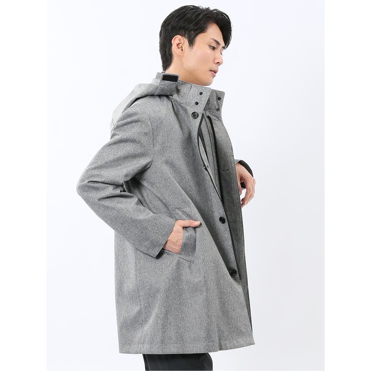 防風 フード脱着 ライナーベスト付き 3WAYコート | TAKA-Q MEN | 詳細画像2 