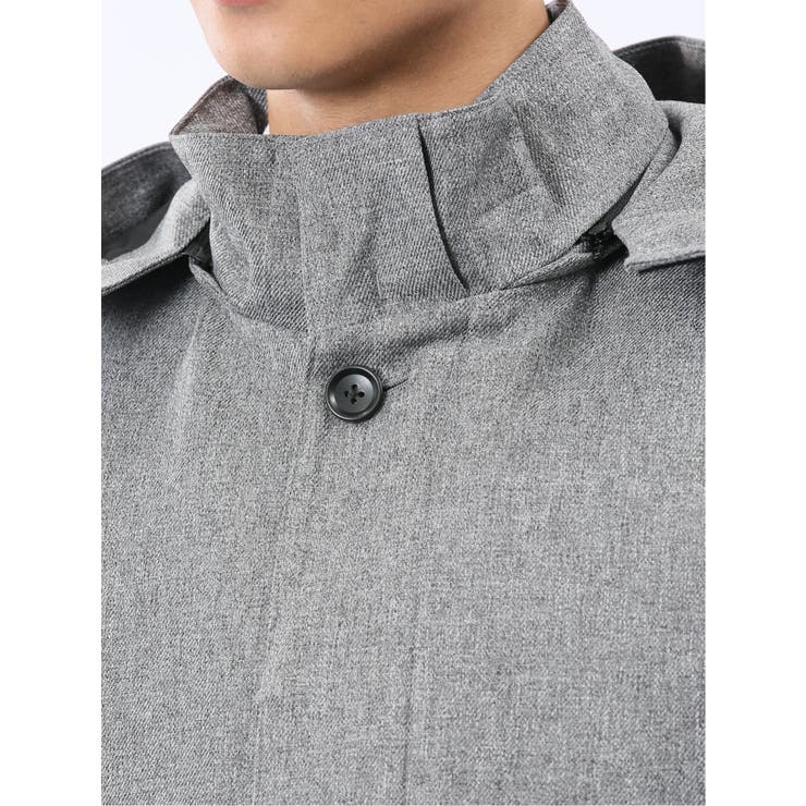 防風 フード脱着 ライナーベスト付き 3WAYコート | TAKA-Q MEN | 詳細画像8 