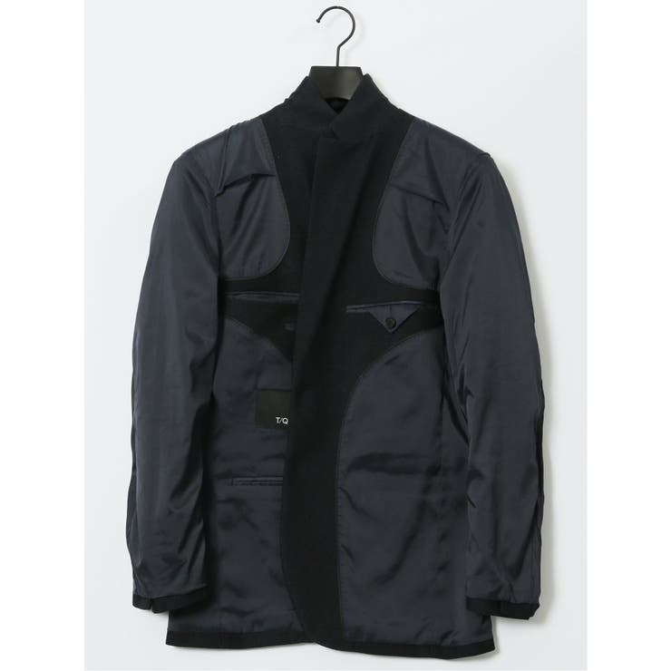 からみニット スリムフィット 2ボタンジャケット 紺 | TAKA-Q MEN | 詳細画像11 