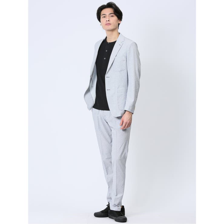 軽量 スリムフィット 2ボタンジャケット | TAKA-Q MEN | 詳細画像10 