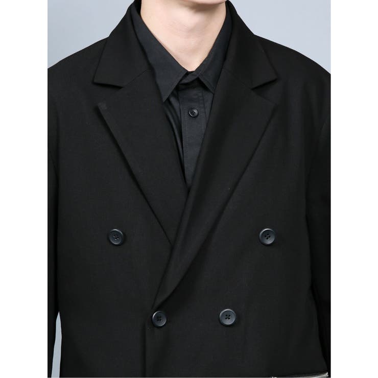 SHELLAC 裾脱着セットアップ2ボタンジャケット SHELLAC 裾脱着セットアップ2ボタンジャケット