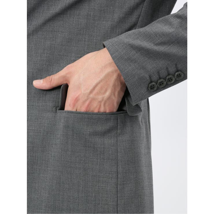 ストレッチウォッシャブル ウール混 スリムフィット | TAKA-Q MEN | 詳細画像10 