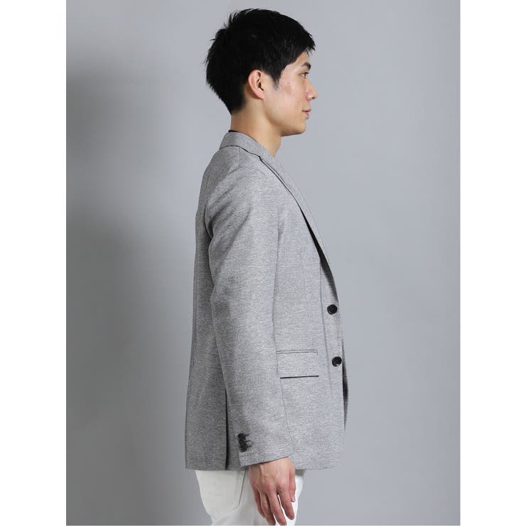 カラミ織りストレッチ スリムフィット2ボタンジャケット | TAKA-Q MEN | 詳細画像5 