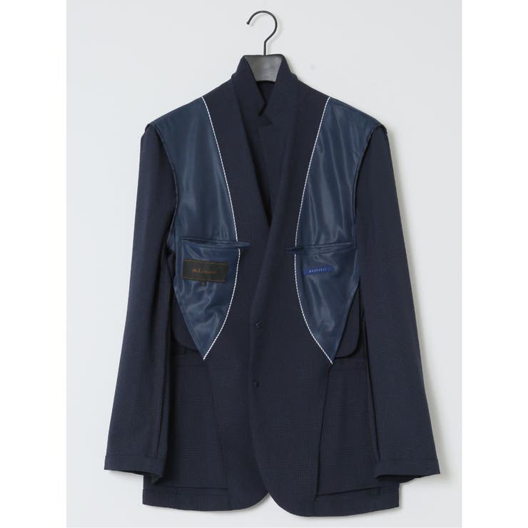 軽量メッシュ レギュラーフィット 2ボタンジャケット | TAKA-Q MEN | 詳細画像11 