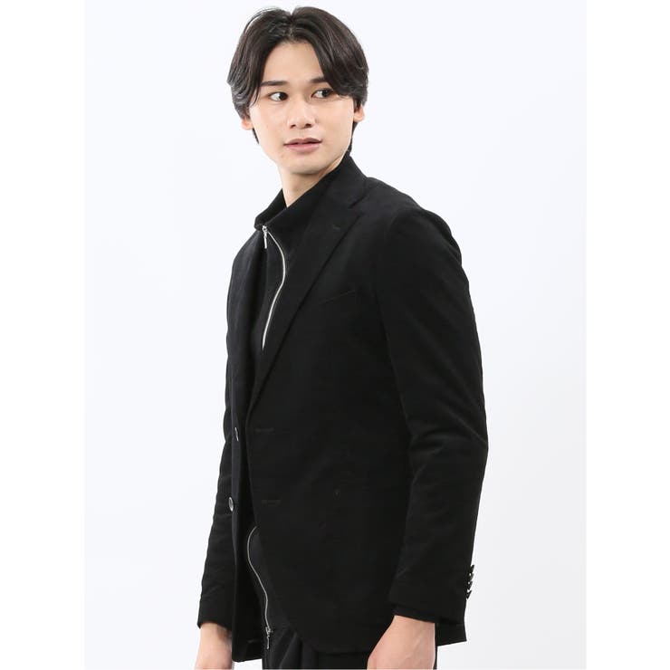 ストレッチ別珍 2ボタンジャケット(セットアップ可能) | TAKA-Q MEN | 詳細画像2 