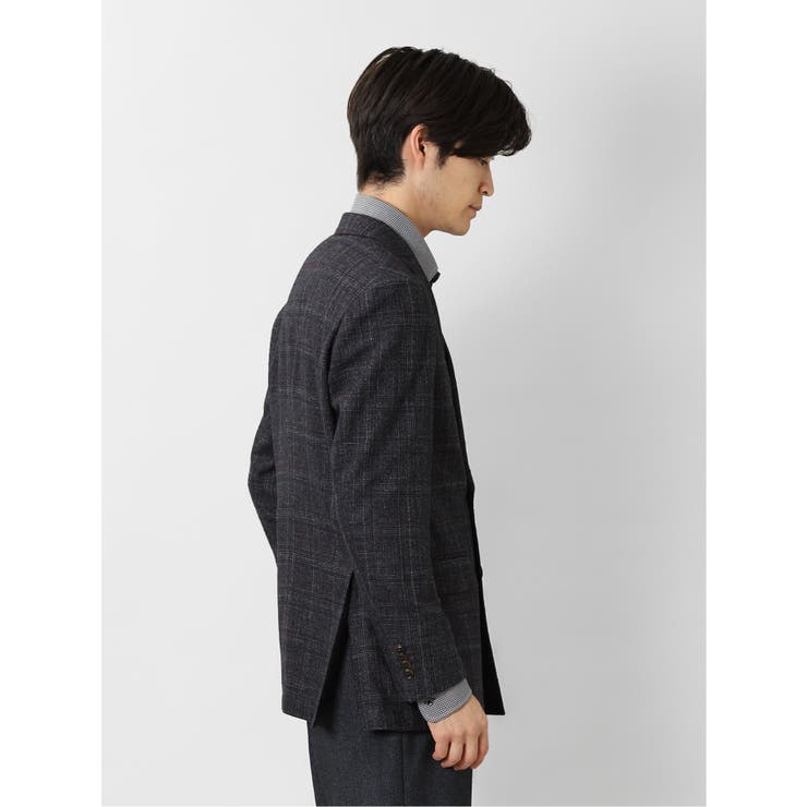 フォルテックス/FORTEX ダブルジャケット チェック紺[品番