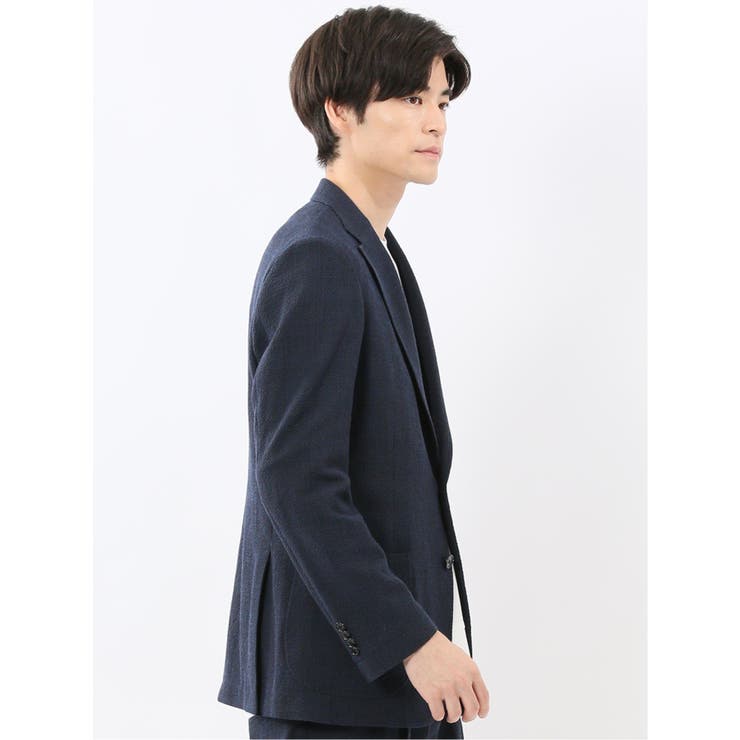 ウール混サッカー 2ボタンジャケット(セットアップ可能) | TAKA-Q MEN | 詳細画像16 